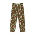 thumbnail image 4 of Goofa Mushrooms and Autumn Printed Soft Pajama Pants for Men, Wide Leg Comfy Casual Lounge Yoga Pants-Large, 4 of 9
