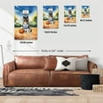 thumbnail image 5 of Happy Father's Day Akita Playing Basketball with Best Dad Jersey Vertical Matte Canvas Poster Inu Dog Lover Wall Art Home Decor - 13006, 5 of 5