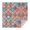 Multicolor Ethnic Geometric-1, variant on Multicolor Ethnic Mandala Pattern Square Tablecloth,Waterproof Square Table Cover,Wipeable Spillproof Washable Table Cover for Home Kitchen Party Decor 42"X42"(107x107cm)
