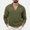 Green Knitted Pullover Sweaters, variant on HOOMEUMY Mens Knitted Pullover Sweaters Stretch Blouse Casual Basic Long Sleeve Shirts Fashion 2025 Trendy Classic Solid Design Turndown Collar Tops Blue M