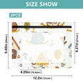 thumbnail image 3 of Snails Houses Trees Cartoon 3-Ring Binder Pouches A4 Size Zipper Pocket File Storage 2 Packs, 3 of 6