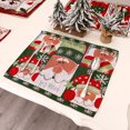 thumbnail image 2 of nipocaio Set de Table de Noël pour Table à Manger, 33 * 47cm Vacances d'Hiver Tapis de Table Lavable Rustique Lot de 4, 2 of 5