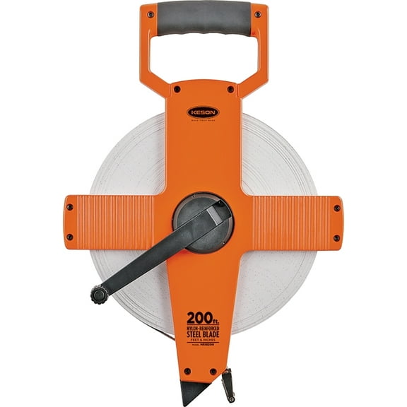 Keson 200 ft Tape Measure, 3/8 in Blade NR18-200