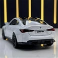 thumbnail image 6 of 1:36  BMW M4 CSL M3 1987 Miniature Cars Alloy Diecast Doors Opened Pull Back Rubber Tires Ornament Toys for Kids Gifts, 6 of 10