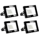 thumbnail image 5 of Foco LED para exteriores, 100 W, resistente al agua IP66, 10 000 LM, potente foco LED para exteriores, focos para jardín, garaje, patio, granero, jardín (blanco cálido, 100 W), 5 of 6