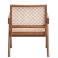 thumbnail image 4 of Beige and Natural Accent Chair, 4 of 7