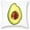 Avocado, variant on Super Soft Standard Pillow Cover Tropical Pineapple with Hi Summer Quotes Funny Throw Pillow Cases Home Office Decor White Pillow Protectors 18x18