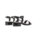 thumbnail image 2 of XY London Womens Moana Patent Low Block Heel Sandals, 2 of 4