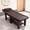 Brown, variant on Adjustable Professional Massage Bed, Spa Salon Table with Detachable Headrest and Chest Cushion, Physical Therapy Bed Used for Medical Examination, Beauty Centers, Massage Studios, Tattoo Shop, White