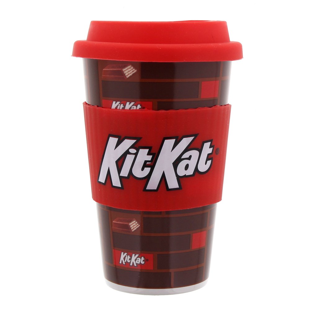 Hershey Kit Kat Travel Mug with Candy Hersheys miniature kit kat bars