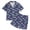 S151 Blue, variant on Tfken Halloween Boys Pajamas Sets Sleepwear Nightwear Festival Halloween Print Comfortable Pajamas Set Homewear Summer Fashion Classic Loungewear Outfit Size 2-3 Years Blue