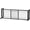 Black-metal, variant on PEXMOR Freestanding Dog Gate, 39-68 in Wide Metal Pet Gate for Fireplace, Stairs and Doorways, Black