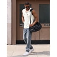 thumbnail image 5 of IDOPIP Men's Hooded Tank Top Sleeveless Pullover Top with Pocket Hoodies Muscle Gym Shirts S-XL, 5 of 10