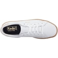 thumbnail image 5 of Keds Women's Ace Leather Fashion Sneaker, White/Gum, 8.5 M US, 5 of 8