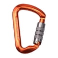thumbnail image 1 of Mefallenssiah Aviation Aluminum Carabiner D Shape Buckle Pack 30Kn Keychain Automatic, 1 of 4