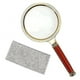 thumbnail image 2 of 10x Handheld Magnifier, 80mm Diameter Reading Magnifying Glass, Mental, 2 of 4