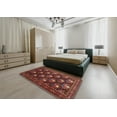 thumbnail image 5 of Ahgly Company Machine Washable Indoor Rectangle Traditional Sienna Brown Area Rugs, 6' x 9', 5 of 7