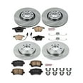 thumbnail image 2 of Power Stop Front and Rear Stock Replacement Brake Pad and Rotor Kit KOE4065, 2 of 5
