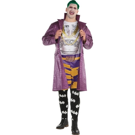 Psycho Joker Halloween Costume for Adults, Suicide Squad, Plus Size