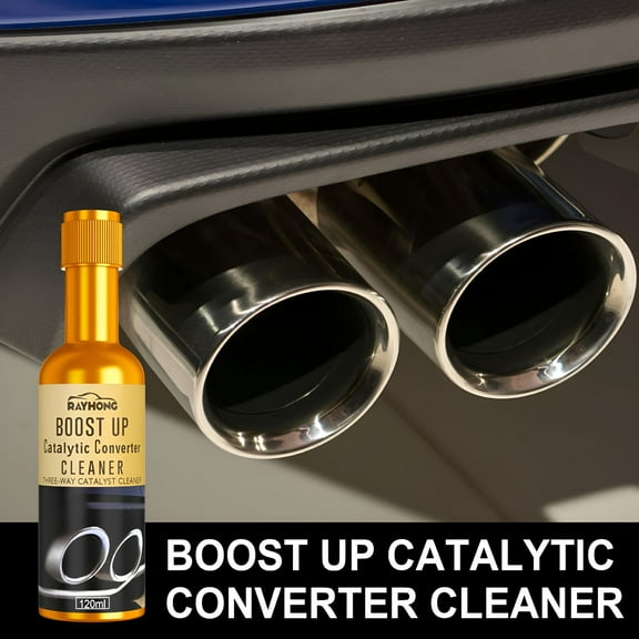 BANIRO Car Converter Exhaust Cleaning Liquid, Catalytic Converter Cleaner Engine Booster Cleaner