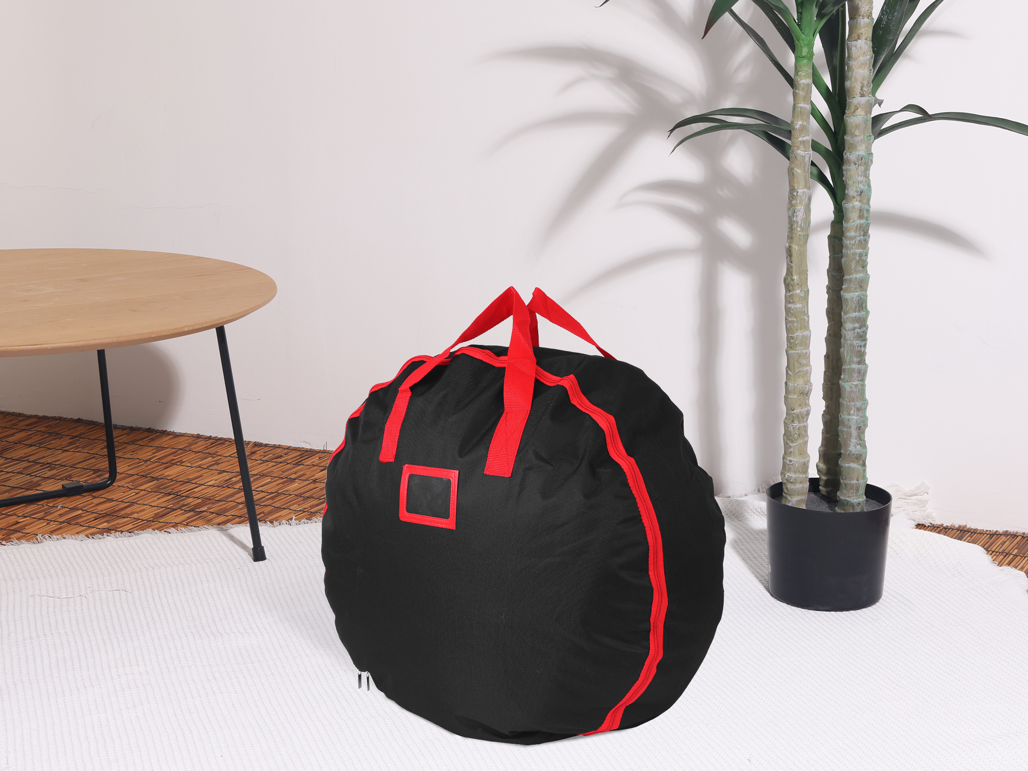 Unique Bargains 1 Pack Clothes Storage Bags Moving Bags Black 23.5*7in