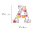 thumbnail image 2 of Shisuyan Embroidery Patches for Hats Rhinestone Embedded Design Non Woven Fabrics 26 Pcs, 2 of 8