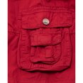 thumbnail image 5 of RAW X  Boy's Belted Twill Cargo Shorts, Red, 16, 5 of 6