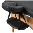 thumbnail image 4 of Camilla Masajes Profesional Madera Tattoo Cama Spa Plegable Color Negro, 4 of 7