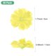 thumbnail image 3 of Uxcell 50 Paquete Cabezas de Flores Artificiales Cabeza de Ciruelo de Seda Falsa Amarilla, 3 of 7