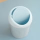 thumbnail image 2 of Organizador Mini papelera de escritorio con tapa basculante para mesa de café (azul) Sywqhk Libre de BPA, 2 of 9