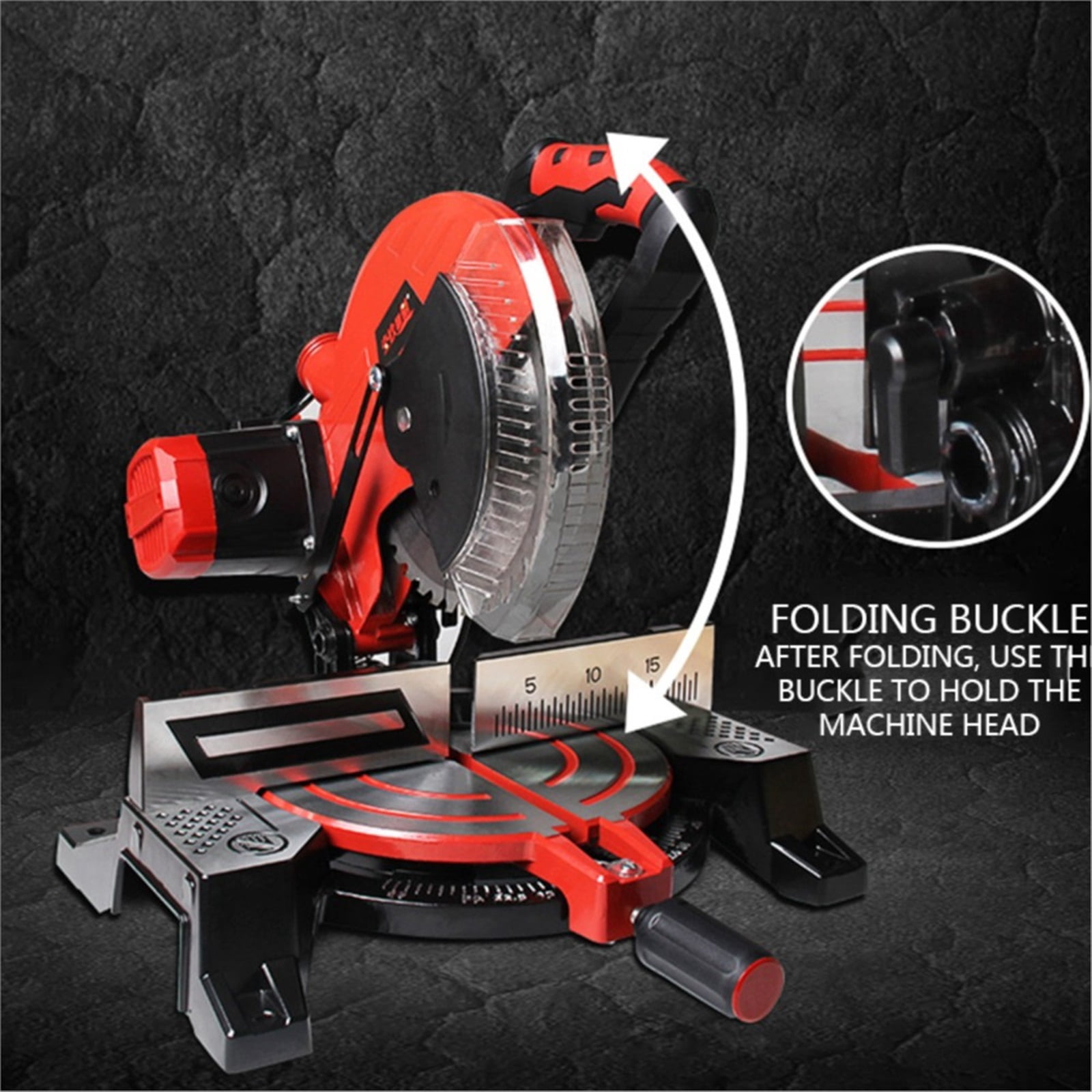 10 Inch Electric Saw Aluminum Machine 1800W Multifunctional Circular Saw 45 Degree Cutting Miter Sawing Aluminum Machine ,Efficient Cutting