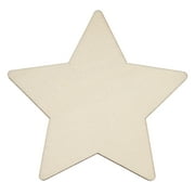Hello Hobby Wood Star Shape, Die-Cut Shape