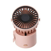 Clearance Sale Usb Desk Fan Hanging Neck Three Gear Wind Speed With Strong Wind Quiet Operation 45° Rotation Mini Fan For Office Bedroom