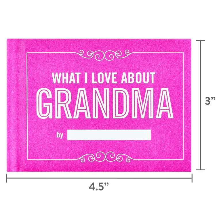 Knock Knock ‘What I Love about Grandma’ Fill-in Gift Journal Book