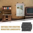 thumbnail image 2 of GOOHOCHY 10 piezas de ladrillos en miniatura para mesa de arena, ladrillos pequeños para paisajismo, ladrillos de pared para casa de muñecas, suministros de artesanía en miniatura para micropaisaje., 2 of 8