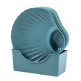 thumbnail image 2 of TidBay 8Pcs/Set Stackable 2 Section Snack Plate Plastic Unbreakable Dessert Dish Household Supplies, 2 of 8
