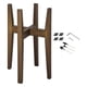 thumbnail image 1 of Soporte ajustable para plantas, soporte resistente, soporte para artículos de madera maciza hecho a mano. marrón, 1 of 9