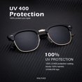 thumbnail image 2 of Polarized Sunglasses for Men and Women Semi-Rimless Frame Driving Sun glasses 100% UV Blocking, 2 of 6