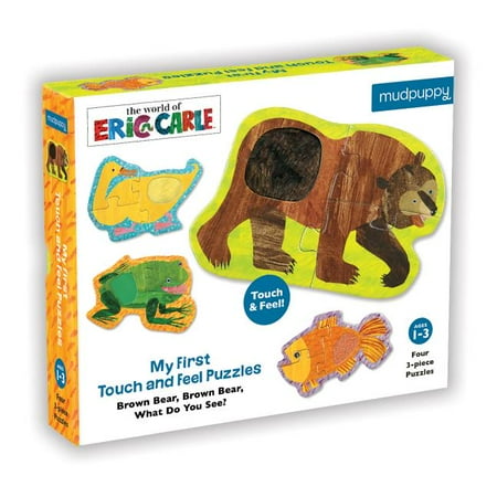 My First Touch & Feel World of Eric Carle(TM) Brown Bear, Brown Bear What do you See? Puzzles