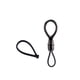thumbnail image 1 of Bearachild LLavero de coche, llavero clásico a la moda, abalorio de Metal moderno, adornos colgantes duraderos para coche, accesorios para colgar en la Artesanía Negro Oval Bearachild HA074002-02, 1 of 1