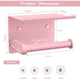 thumbnail image 3 of Portarrollo De Papel Higiénico De Acero Inoxidable Malubero Rosa, 3 of 5