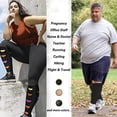 thumbnail image 5 of Plus Size Compression Socks for Women & Men, 20-30 mmhg Wide Calf Knee High Stockings for Circulation Support Recovery, 5 of 5