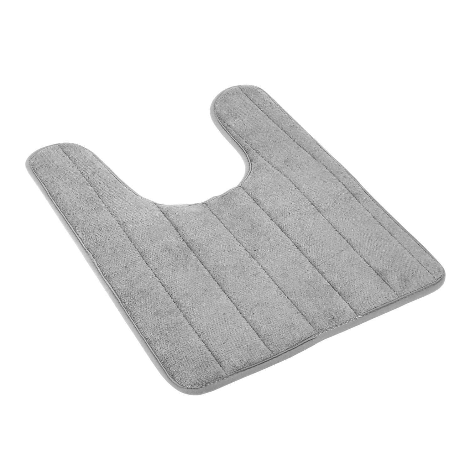 NewHome U Shaped Bathroom Rugs Contour Nonslip Toilet Mat Absorbent