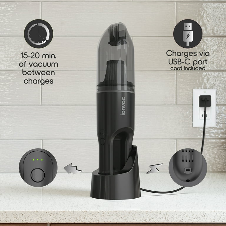 IonVac Cordless Vacuum Lightweight Handheld Cordless Vacuum Cleaner Multi Surface New