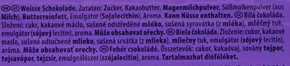 Milka Alpine Milk White Chocolate, 3.5 oz. Bars (Pack of 22)
