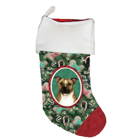 Terrier Holiday Stocking - Pit Bull Terrier - Best of Breed Dog Breed Christmas Stocking