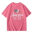 thumbnail image 4 of BOOMNY 250 Years American Baby Girls Tshirts Short Sleeve Independence Day T Shirts for Girls Patriotic 250Th Anniversary Usa Graphic Breathable Loose Fit Cozy Childrens Dailywear, 4 of 4