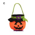 thumbnail image 3 of Halloween Handbag Large Capacity Tear-resistant Reusable Super Soft Washable Gift Packing Flannel Halloween Party Witch Pumpkin Black Cat Ghost Candy Pouch Party Supplies, 3 of 5
