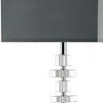 thumbnail image 4 of SAFAVIEH Times Square 60.5 in. H Floor Lamp, Clear/Grey Shade, 4 of 6