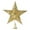 Gold, variant on Gold Glitter Star Christmas Tree Topper, Festive Decor for Topping Christmas Trees and Holiday Season Celebrations - Gold